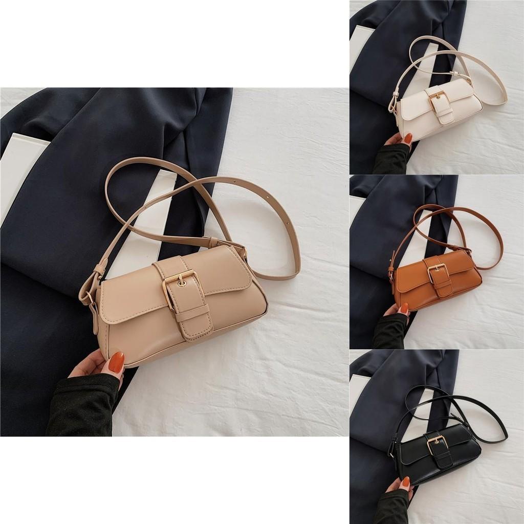 Stylish Commuter Small Square Bag Unique Design Spring 2024 Simple Casual Shoulder Crossbody Bag