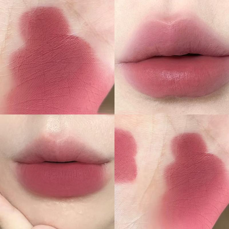 

Водостойкая бархатная помада, легко наносится, стойкая помада, матовый нюдовый кофейный блеск для губ, не отпечатывается на чашке, макияж, тинт для губ, косметика