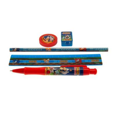 Sonic The Hedgehog Stationery Set (Pack of 5)