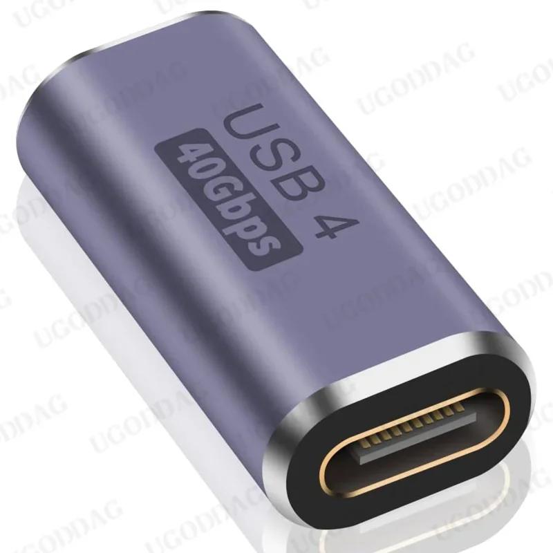 

USB C Female to Female Coupler Coupler Extender 8K Video 100W Fast Charging for USB4 Cable Thunderbolt 4 40Gbps 3.2 OTG Adapter