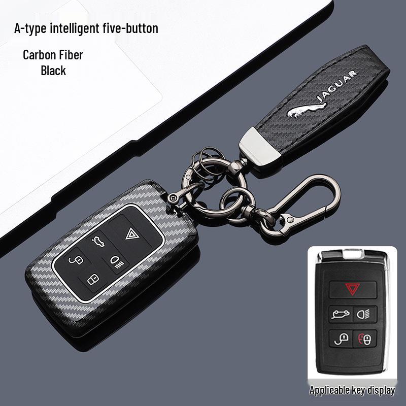 Premium Carbon Fiber Key Case for Jaguar XFL/XEL/XJL/EPACE/FPACE