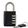 Combination Locks - SX-575-KEY - Patented Discovery Code - Solid Metal &; Chrome Dials - Delivered with Key