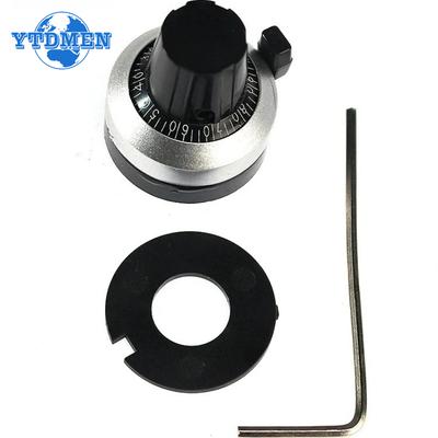 1 Juego 3590S 6.35mm WXD3-13 Potenciómetro Perilla Dial Precisa con Bloqueo Kit de Tapa de Perilla 3590