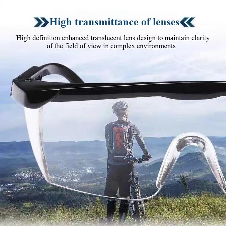 Riding Windproof Goggles, High-definition Protective Glasses, Retractable Frame Glasses, Dust and Splash Protection