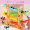 Wooden Kids Racing Track Car Toy With Inertia And Diy