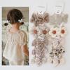 10Pcs Trendy Handmade Elastic Lovely Hairbands Children'S Flower Hair Accessories Hair Bow Headwear Rope Cute Girls Hair Bands