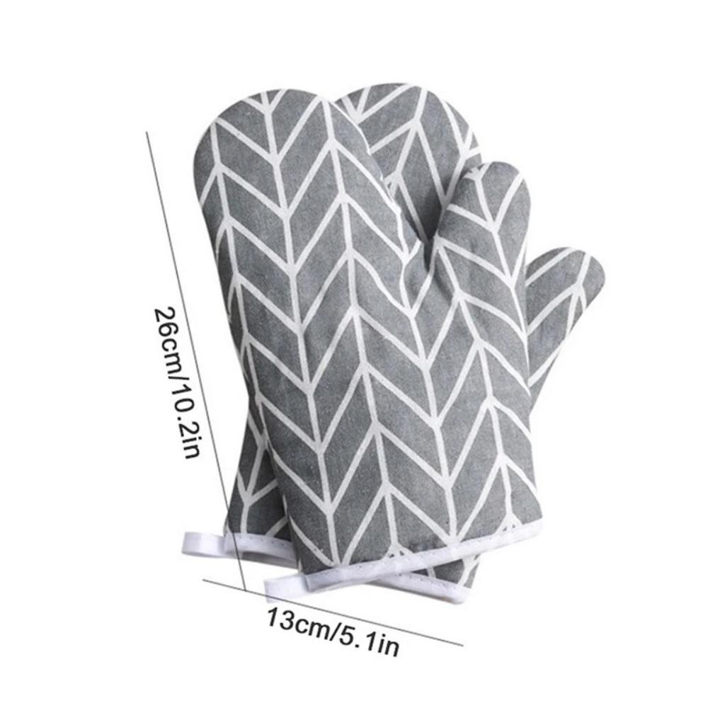 2 Stück Verbrühschutzhandschuhe, Hitzebeständige Handschuhe, Isolierhandschuhe, Küchenbackofen-Isolierunterlage