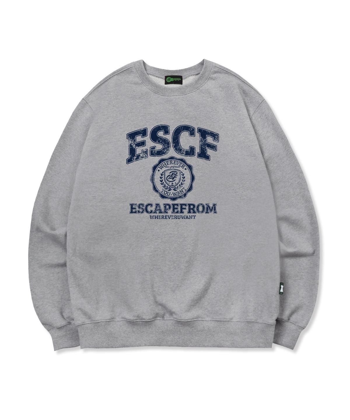 Свитшот с логотипом Escape From Navy Baitree Серый L