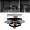 easy installs Bathtub Drain Replacement Trim set  Finish Bathtub Drain Assembly with Toe Tap Stoppers for Household