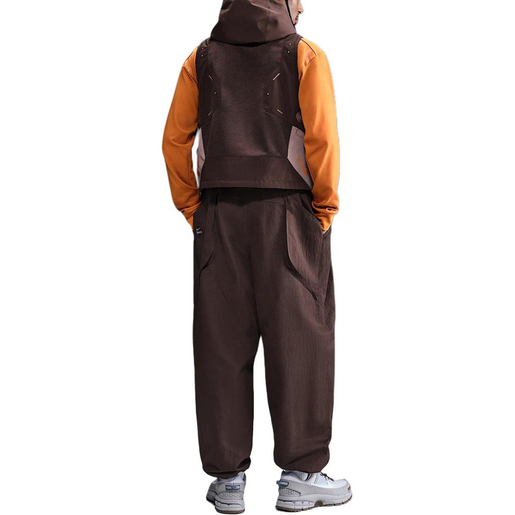 Nike ISPA Comfortable Versatile Fashion Sports Long Pants Unisex Bottoms Earth-Color Smoky-Purple-Red HF6405-227