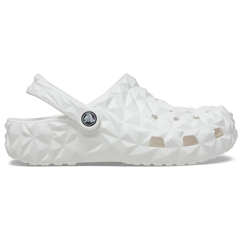 Crocs Classic Geometric Clog Sandals Unisex 'White'