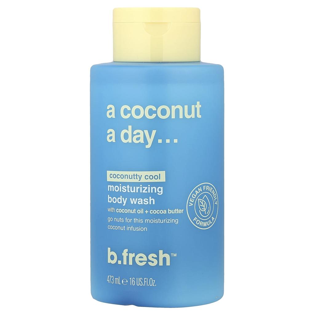 b.fresh, A Coconut A Day, Moisturizing Body Wash, Coconut Cool, 473ml (16 fl oz)