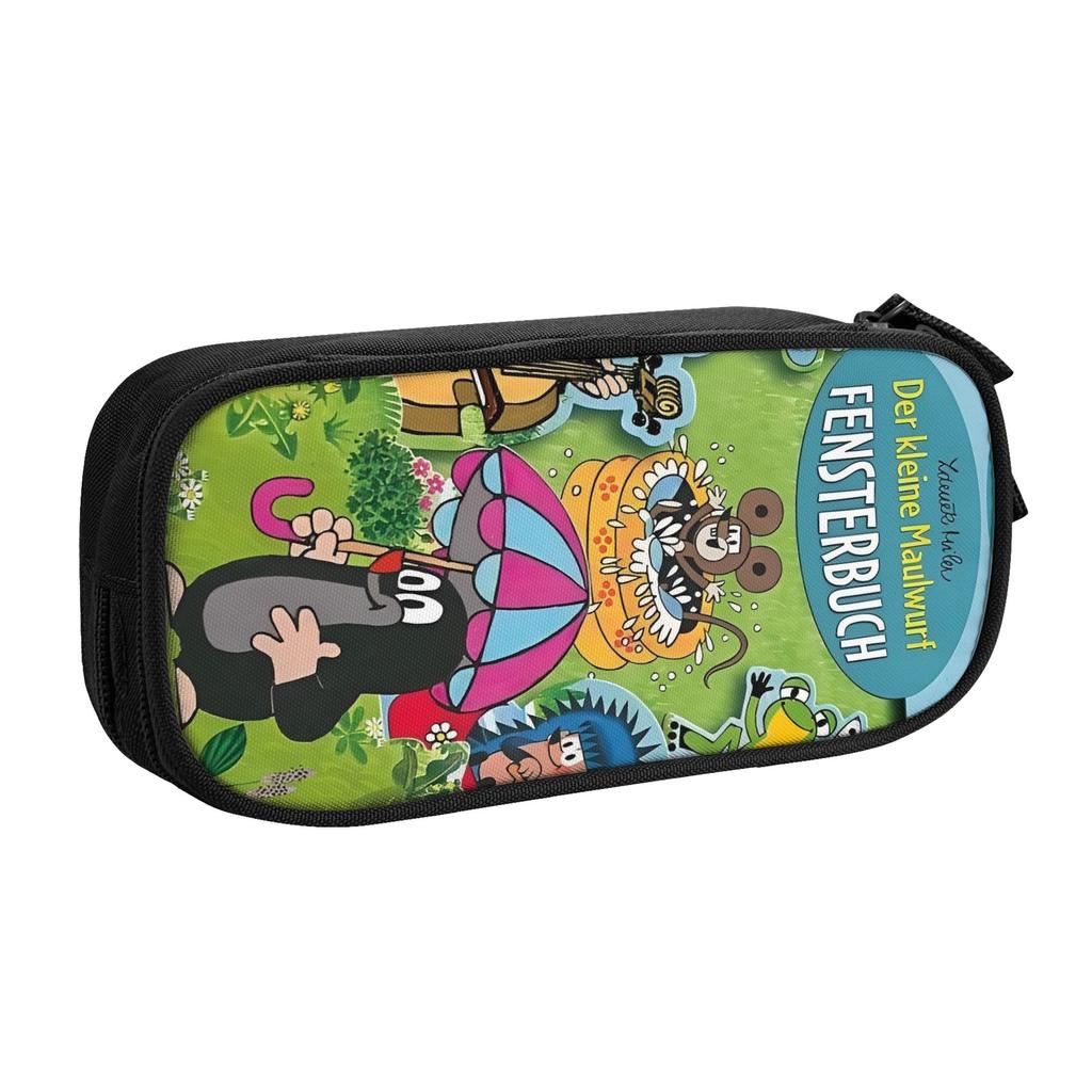 Cute Czech The Little Mole Cartoon Anima Pencil Cases for Girl Boy Large Capacity Krtek Krtecek Pencil Box School Accessories