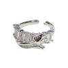 Super Sa Personalized Light Luxury Diamond-Encrusted Zircon Series Ring Niche Design Temperament High-End Accessories