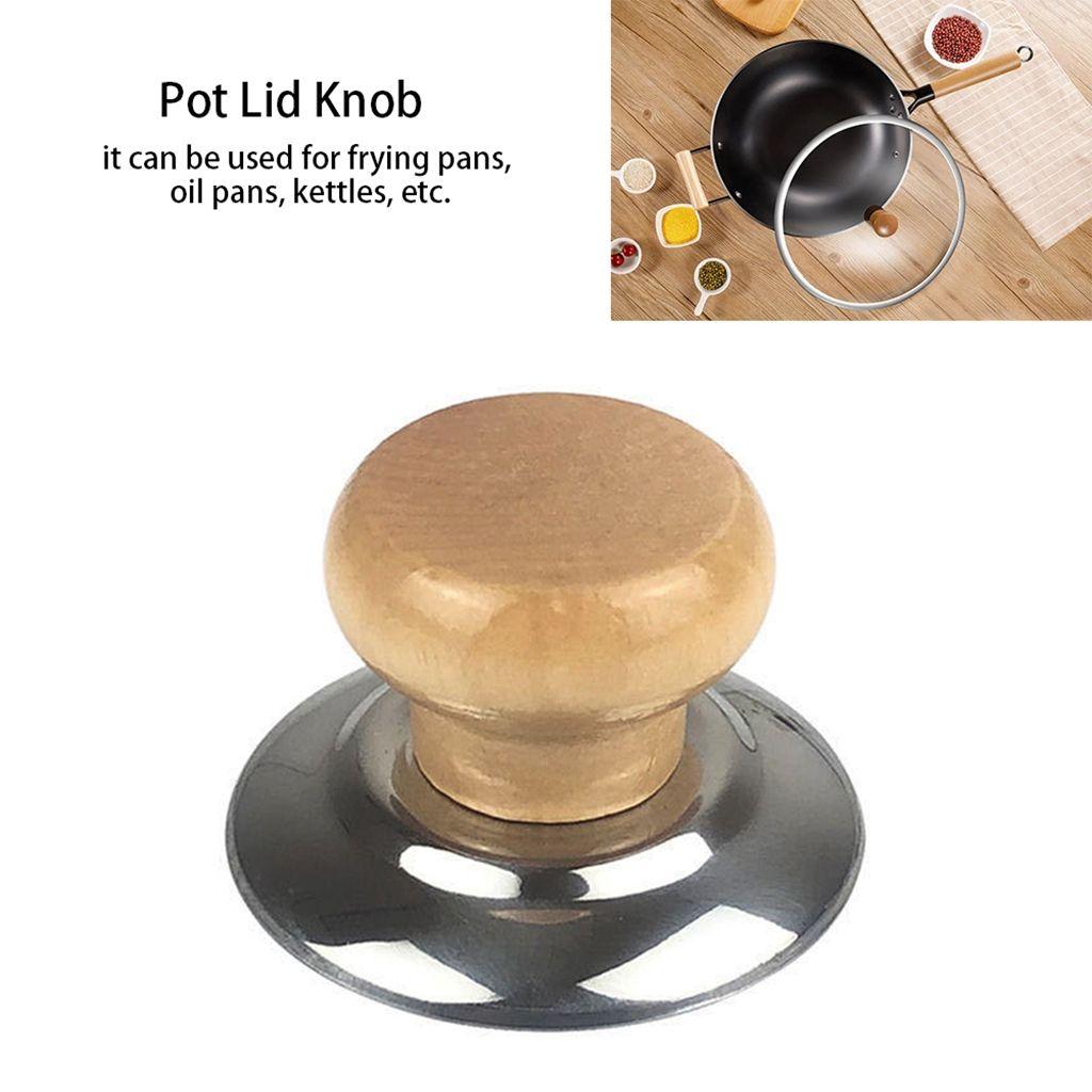 Buy Quality Wooden+Stainless Steel Pot Lid Handle Cookware Parts