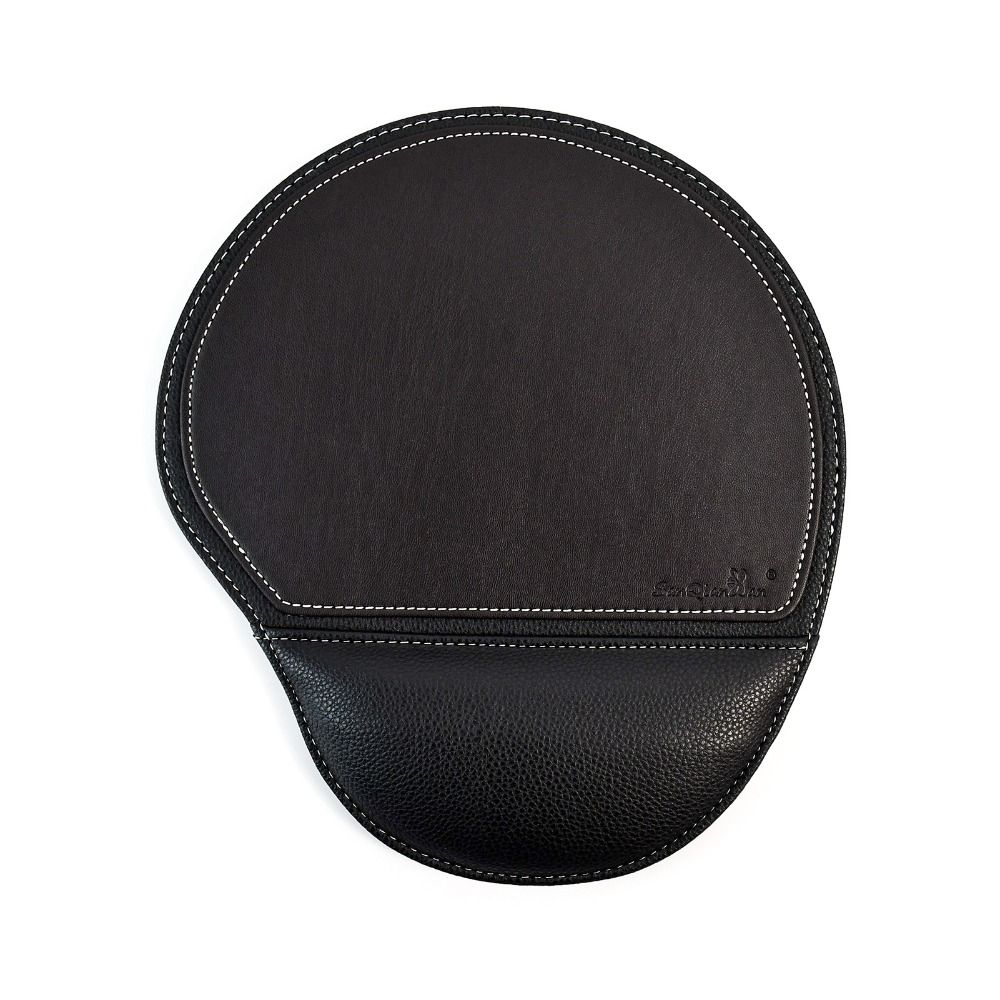 Ergonomic Hand Support Mouse Mat Leather Accessories High Quality Wrist Rest Mouse Pad  Business