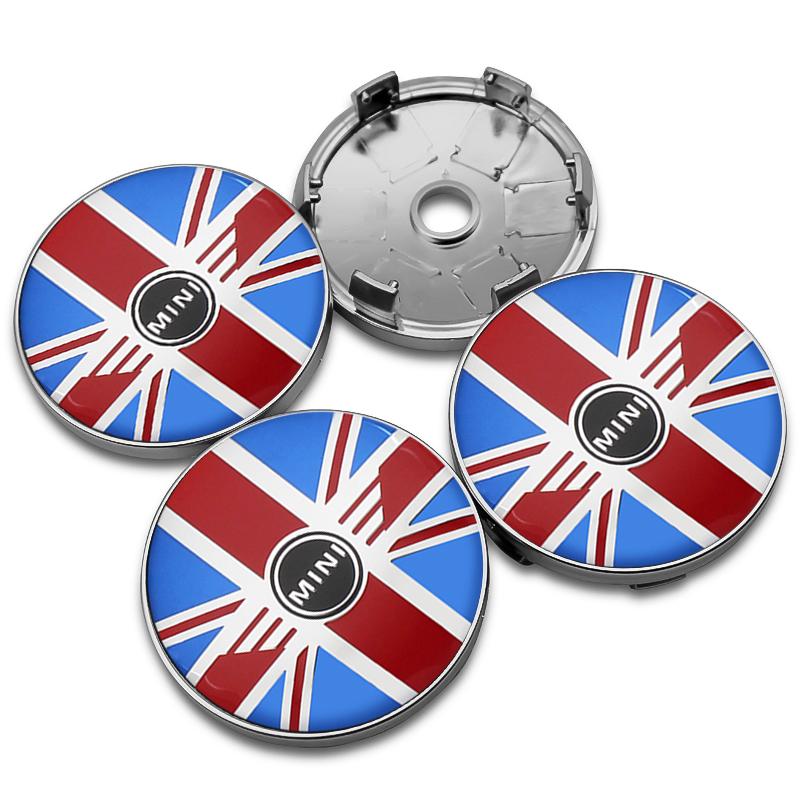 4Pcs 54mm 56mm 60mm Car Wheel Center Hub Cap For MINI Cooper JCW WORKS R55 R56 F55 F56 R57 R58 R59 R60 Rim Cover Stickers Decal