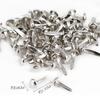 100pcs/Bag Mix Pattern Round Metal Brads DIY Scrapbooking Crafts Accessories For Home Decor Embellishment Fastener Supplies