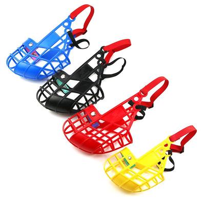 Thin Plastic Dog Muzzle - Anti-Bite & Anti-Ingestion Protective Pet Mask