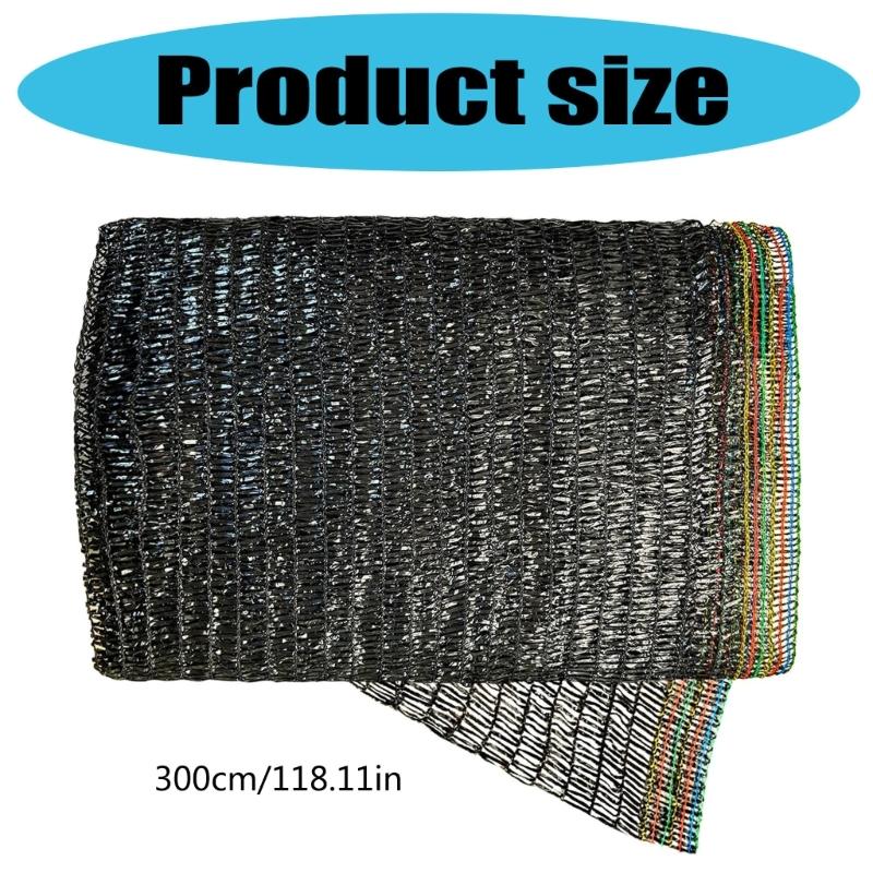 Breathable Sun Resistant Garden Shade Cloth Mesh For Vegetables Flowers Greenhouse Raised Beds Black Outdoor Plant Cover