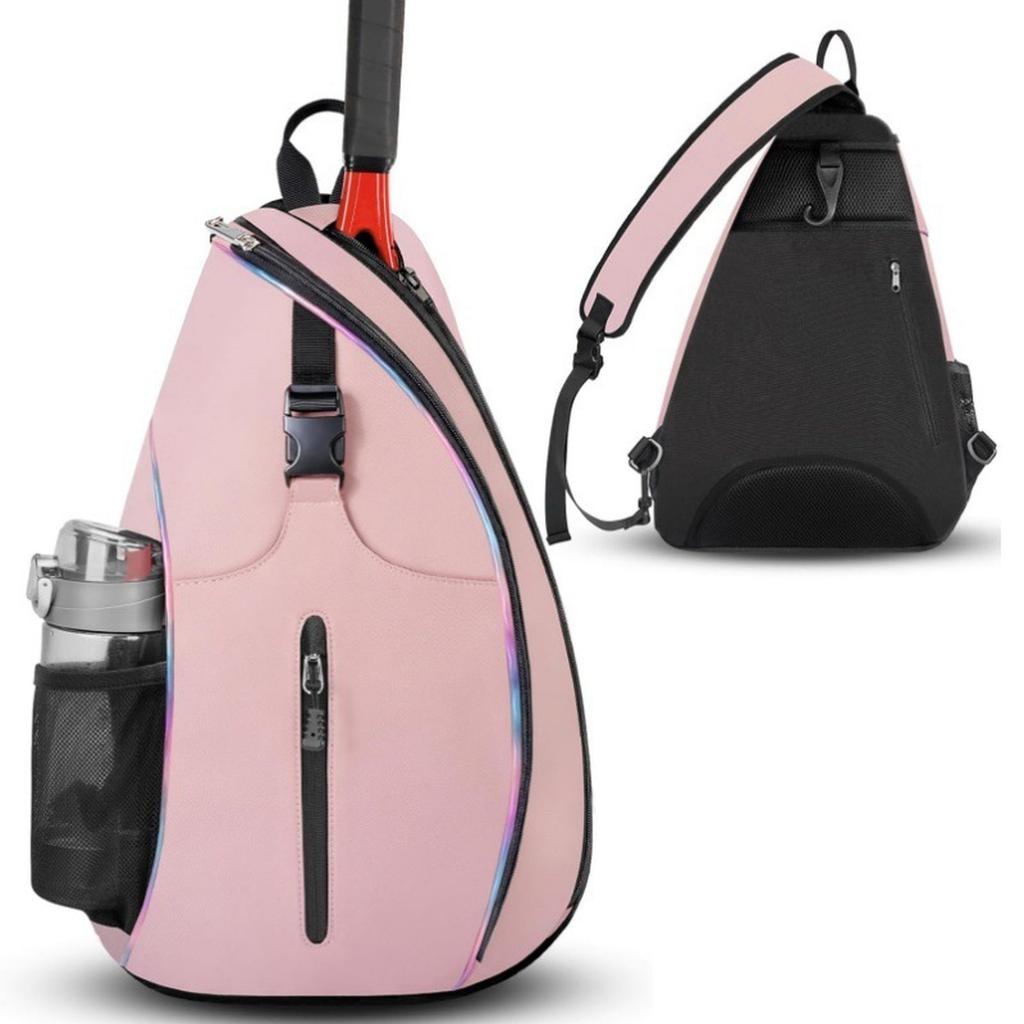 Oxford Tennis and Badminton Bag Outdoor Sports Training Shoulder Tennis Bag Pick Ball Paddle Backpack Crossbody Bags