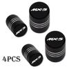 4pcs For Mazda MX5 MX-5 ND RF MIATA Car Decor Airdust Waterproof Car Wheel Tire Valve Caps Tyre Stem Covers Airdust Waterproof Valve Stems 1