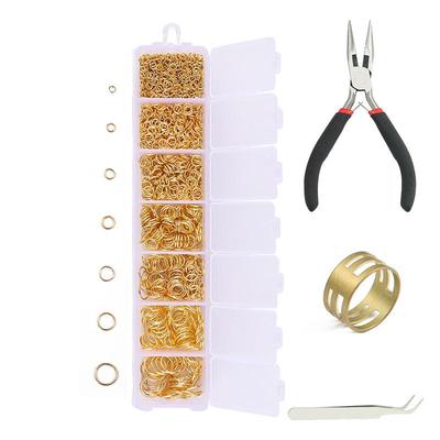 Anillas Abiertas de Salto de Bucle Único de 3-10 mm para Fabricación de Joyería DIY y Pendientes