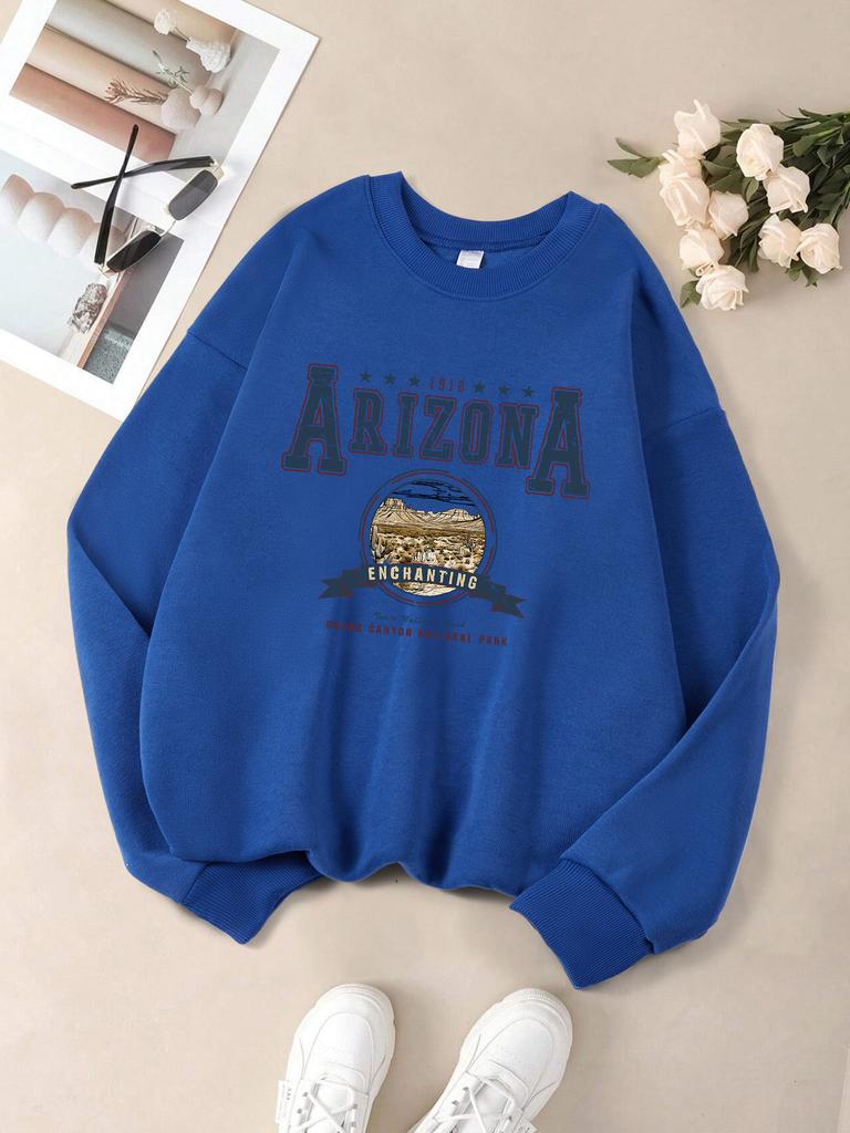 Damskie bluzy dresowe casualowe z nadrukami literowymi Chicago USA, pulower modny z okrągłym dekoltem, oversize, hoodie z polaru, ciepłe ubrania jesienne dla kobiet