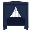VidaXL Reception Tent with Side Walls Gazebo Pergola Pavilion Marquee Wedding Barbecue Camping Trip 2x2 48517