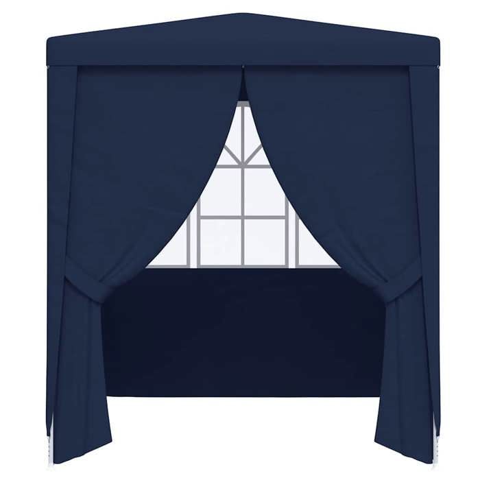 VidaXL Reception Tent with Side Walls Gazebo Pergola Pavilion Marquee Wedding Barbecue Camping Trip 2x2 48517