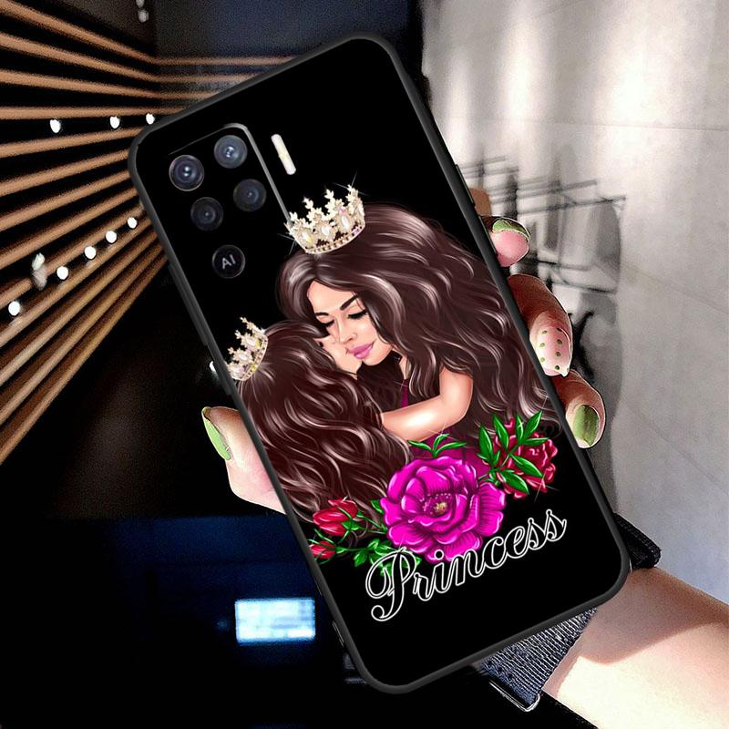 

Baby Mother Brown Girl Family Case For Oppo A17 A57 A77 A76 A16 A96 A18 A60 A80 A40 A38 A58 A78 A98 A94 A74 A54 A15 A5 Pro For OPPO A15