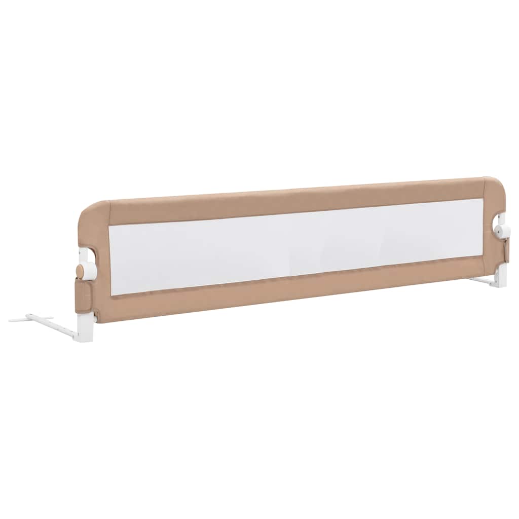 Yiwydaa Peuterbed Veiligheidshek Taupe 180 x 42 cm Polyester
