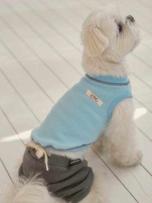 

CROOKTHECHIHUAHUA Ежедневные вафельные полушорты (3color) Pink