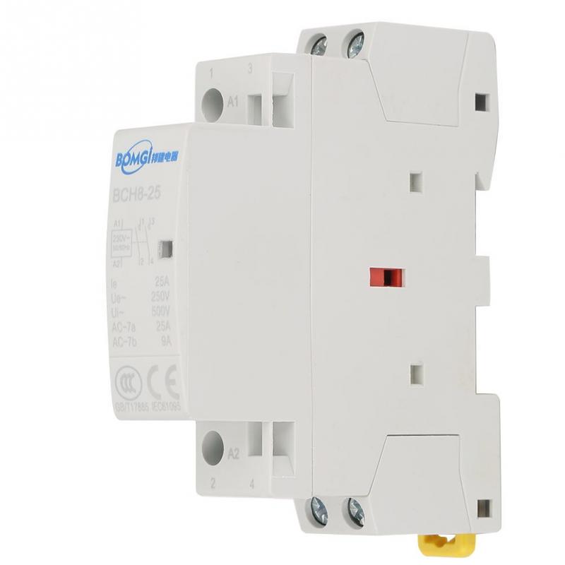 2P 25A 50/60HZ Din Rail Household AC Contactor