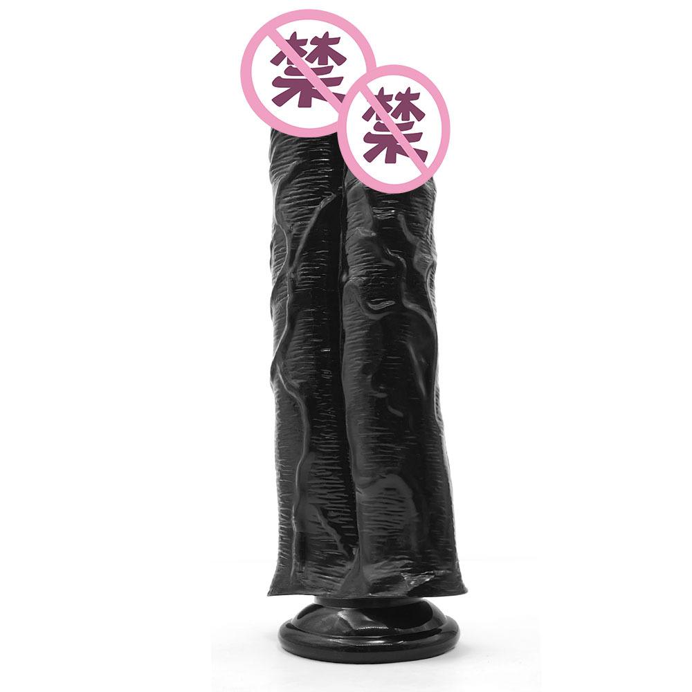 Female Lala Front, Yin, and Back Courtroom Dual headed dildo Anal Plug Training Masturbator Sexual Products Sexual Pleasure
