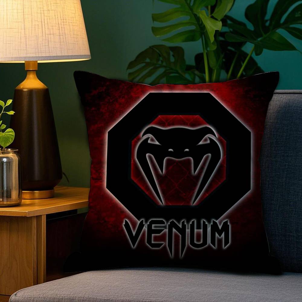 Luxury Cool V-Venum Pillow Case Plush Fabric Soft Double Sided Print Sofa Cushion Cover Throw Pillow Covers