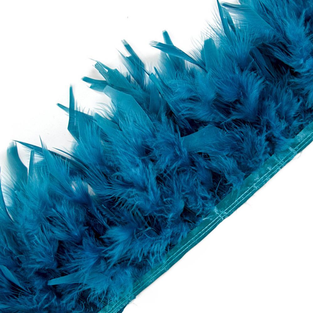 1Meter Natural Turkey Feathers Trims Height 10-15Cm Crafts Wedding Party Clothing Decor Diy Feather Ribbon Sewing Decoration