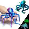 3D-gedruckter Oktopus Bewegliche Gelenke Fidget Spielzeug Heim-Büro Schreibtisch-Dekoration Meeresbewohner Deko Geschenke Kinderspielzeug Ornamente