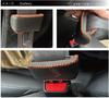 Genuine Leather Seat Belt Cover for Honda Fit (GR/GS Series), Scratch Resistant, Noise Prevention,