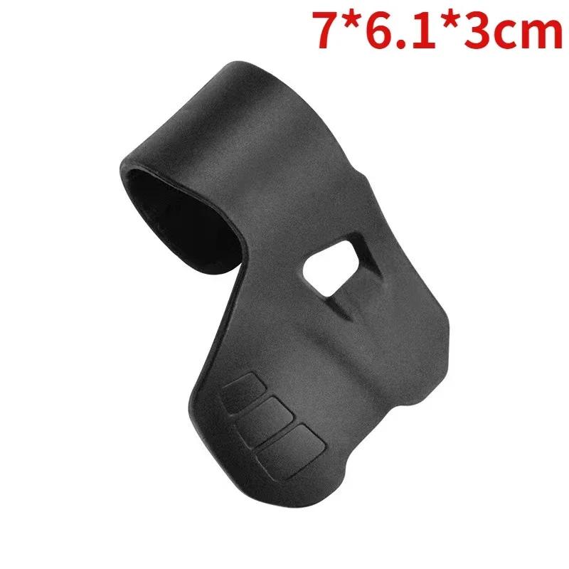 1pc Universal Silicone Motorcycle Throttle Grip Grip Cruise Control Handlebar Armrest Acceleration Locking Handle