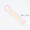 3.2CM Wide INS Style DIY Canvas Keychain Embroidered Name Tag