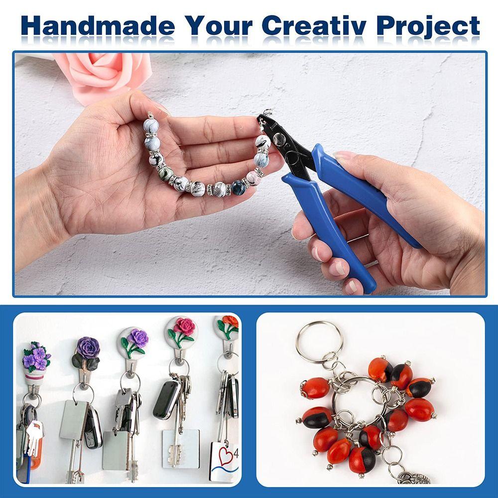 Opening/Closing Split Ring Pliers Crimping Function Cutting Pliers Jewelry Repair