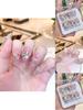 Original Handcrafted Ice Sealed Rose Nail Stickers With Beautiful Glass-like Effect