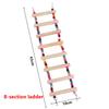 Bird Toys Set Swing Chewing Training Toys Small Parrot Hanging Hammock Parrot Cage Bell Perch Toys With Ladder Pet Supplies 1pc