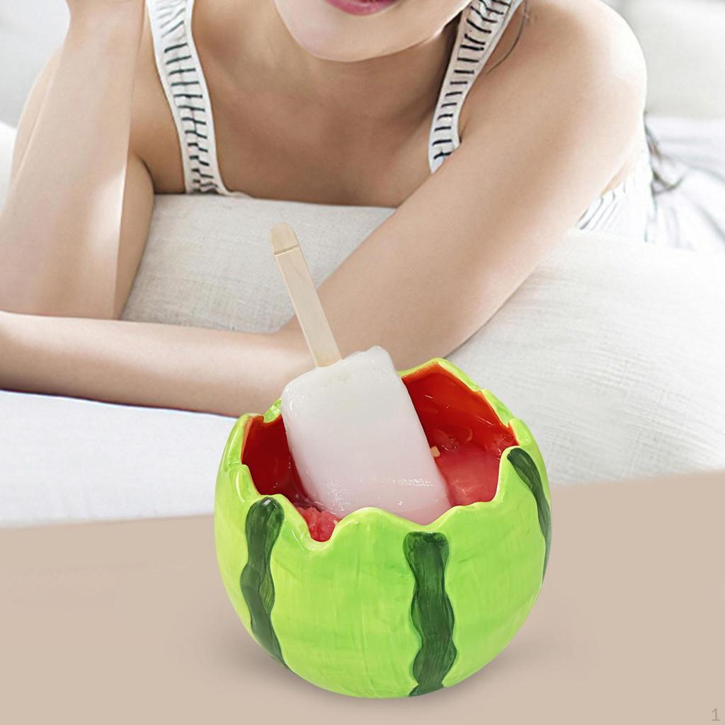Keramische Kom in Vorm van Watermeloen Dessert Fruit Porselein Multifunctioneel Vorm Salade Serveren
