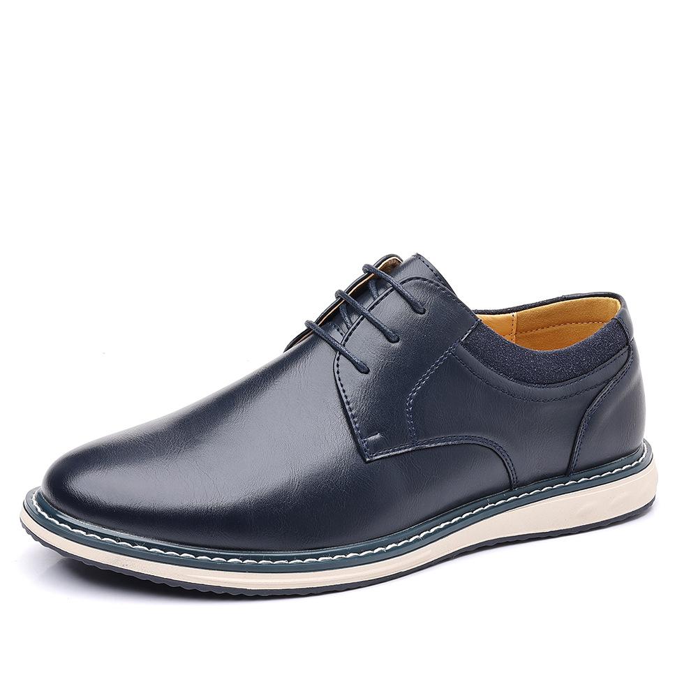 Plus Size 50 High Quality Men Leather Shoes Classic British Business Dress Shoe Trendy Comfortable Outdoor Walking Shoes for Man