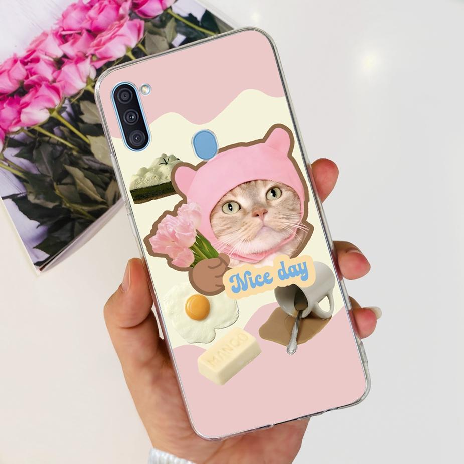 For Samsung Galaxy A11 Case SM-A115F Popular Painted Cover Soft Silicone Phone Case For Samsung A11 M 11 Galaxy M11 M115F Fundas