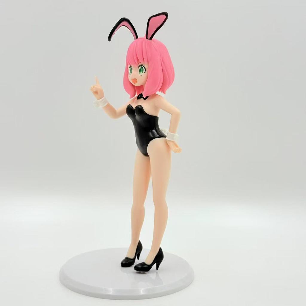 Anime Spy×Family Figurine Police Uniform Anya Forger Swimsuit Bunny Girl Action Figure Pvc Model Collection Toy Gifts