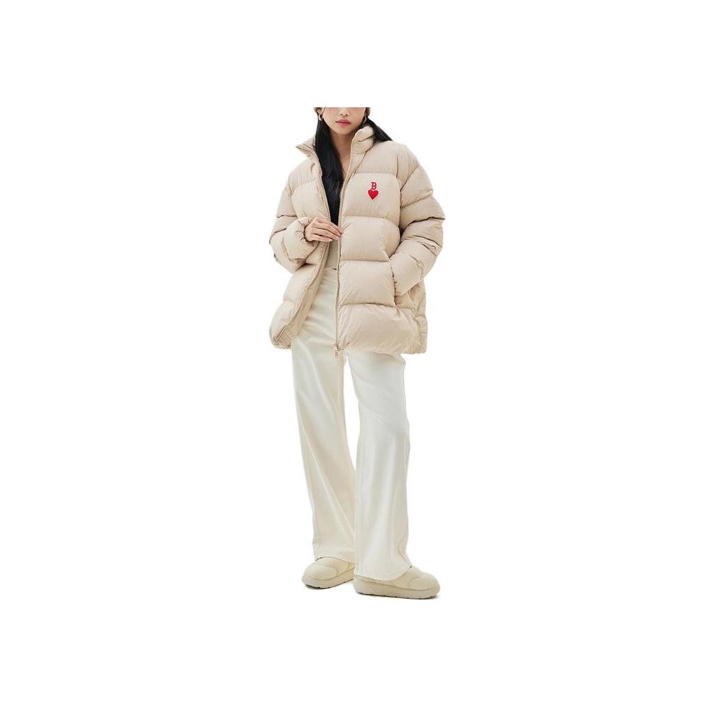 New MLB HEART MID PADDING Jackets Unisex Pink 3ADJH0236-43BGS