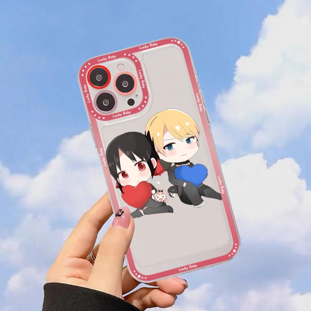 Kaguya Sama Love is War Phone Case For iPhone 15 11 12 13 14 Mini Pro Max XR X XS TPU Clear Case